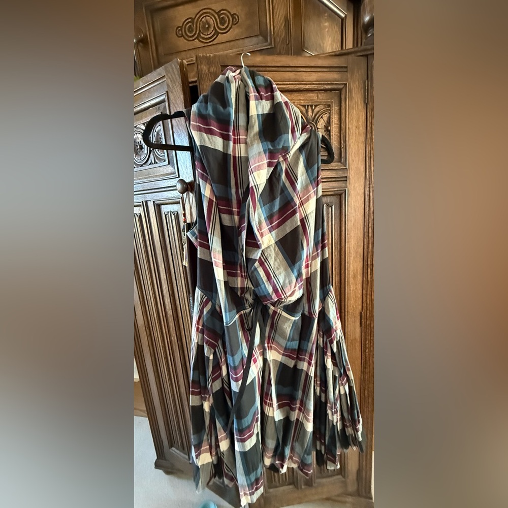 All Saints Multicolor Plaid Dress